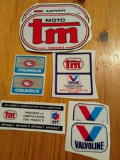 adesivi stickers TM cross regolarita  vintage epoca