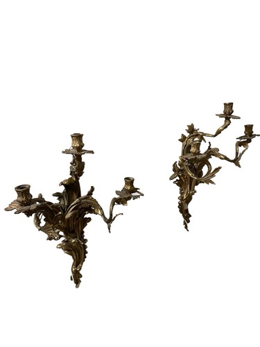 Coppia appliques bronzo - coppia,