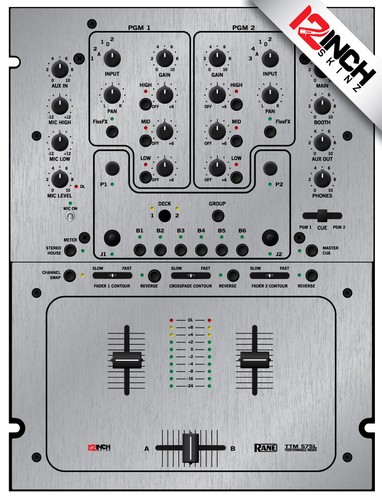 Rane ttm57 skin - rane, argento