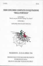 CONCORSO EQUITAZIONE BRIG.CAVALLERIA POZZUOLO DEL FRIULI 1994