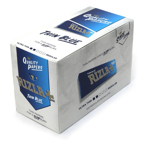 Box rizla blue regular thin - blue,