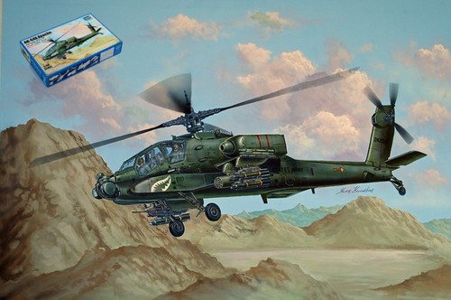 Trumpeter elicottero 64a - trumpeter, ah-64a