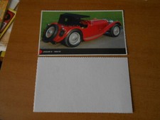 cartolina cartoncino-AUTO D'EPOCA-JAGUAR D-1954/57-cm.10x17