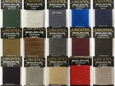 Filo Lincatex per filato e rammendo 30% lana 70% nylon 10 metri molti colori