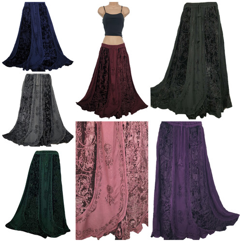 Gonna invernale maxi - , rayon