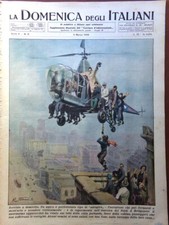 La Domenica degli Italiani Corriere 3 Marzo 1946 Televisione Magia Faraoni Bossi