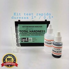 kit durezza acqua misuratore test rapido durezza gradi francesi 1° 0.5° 