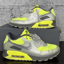 Scarpe Nike Air Max 90 Hyperfuse da donna taglia 9,5 grigie Volt NIKEiD da corsa
