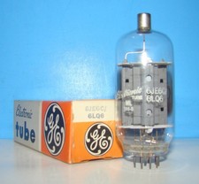 6JE6C 6LQ6 GE NOS radio audio elettronica amplificatore vintage valvola a valvole 6JE6