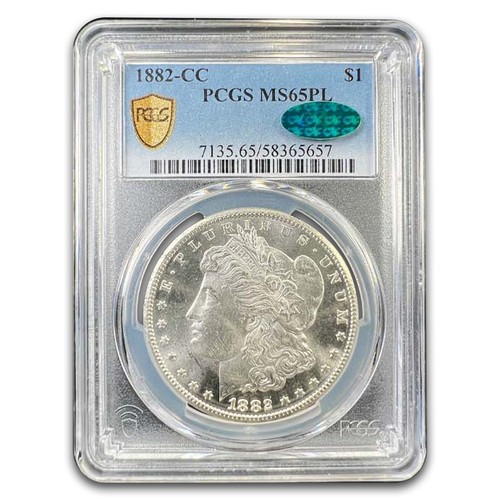 1882 morgan dollar - 1882-cc, pl