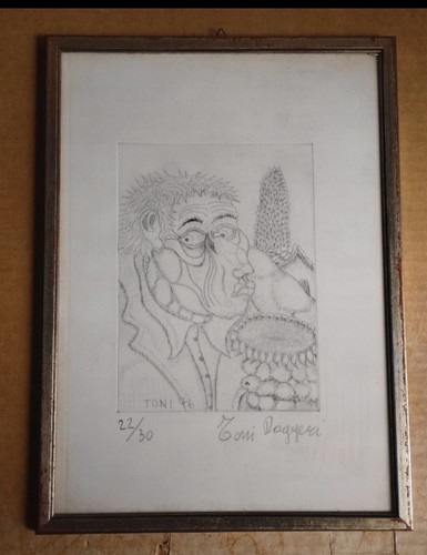 Quadro stampa firmato - -,