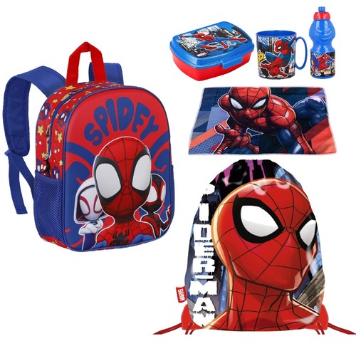 Set zainetto scuola spiderman - set,