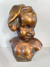 SCULTURA BRONZO BUSTO De