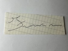 Autograph GIOVANNI FRANCINI-8 Caps ITALY-Euro 1988-SSC Napoli-Torino-IN PERSON