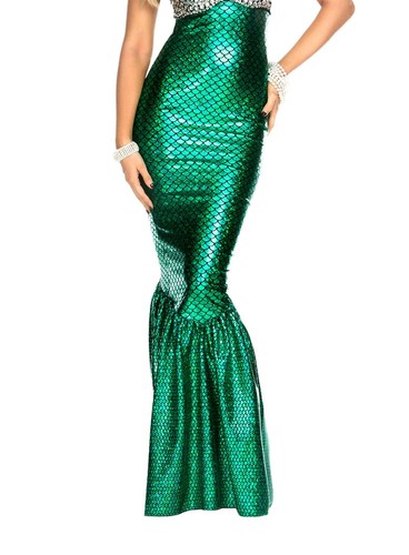 Gonna sirena verde - sirena, costume