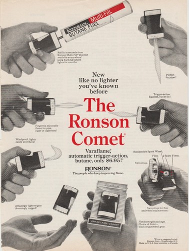 1969 ronson comet come - 1969,