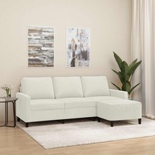 3-seater Sofa With Footstool