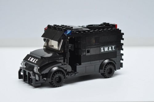 Swat truck police - nero, modello