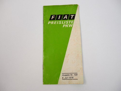 Fiat 126 127 128 - 130, 132