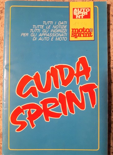 Guida sprint 1984 autosprint - sprint,