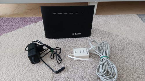 Router modem link - d-link, dsl