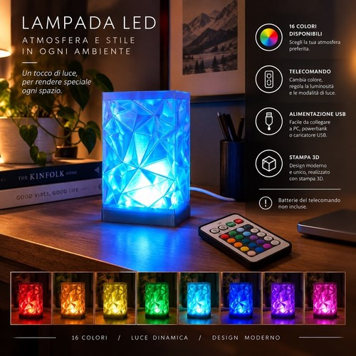 Lampada tavolo led rgb 16 - rgb,