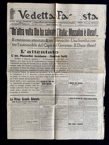 Vedetta fascista organo - vedetta,