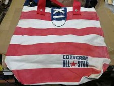 borsa CONVERSE bianca e rossa