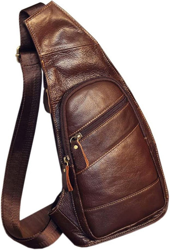 Pacco petto vera pelle retro - pelle,