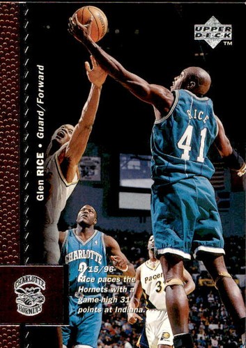 Card nba glen - rice, 1996