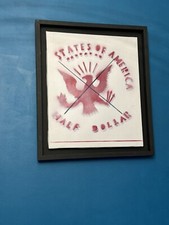 Franco Angeli Primi Anni 70. Smalto Su Tela 55x45. No Mario Schifano Tano Festa