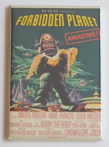 Forbidden planet fridge - planet, magnet
