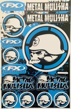 Metal Mulisha adesivi kit set