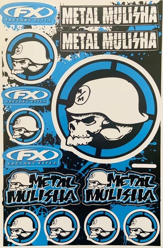 Metal mulisha adesivi kit set - mulisha,