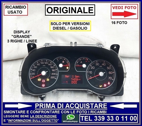 Quadro strumenti conta - conta, km