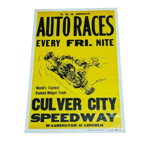 Poster vintage auto - vintage, races