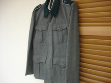 Camicia da campo Wehrmacht M36 giacca da campo uniforme grigio campo WW2 TAGLIA L