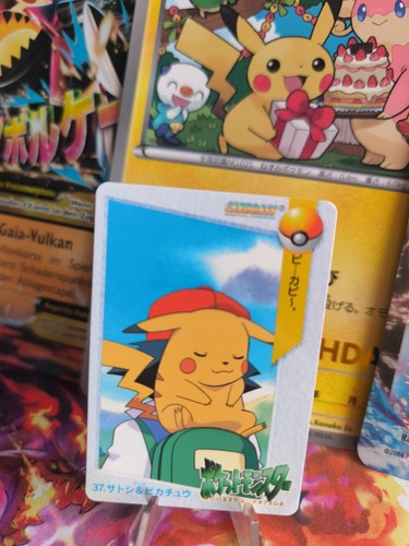 Carta pokemon carddass vending - carta,