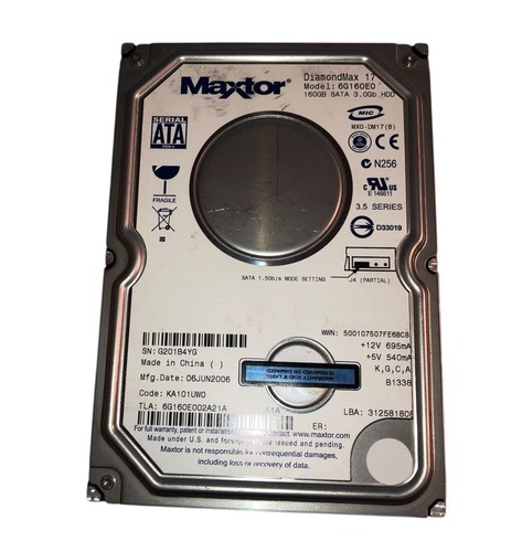 Hard disk 6g160e0 02a21a - hard, 6g160e0-02a21a