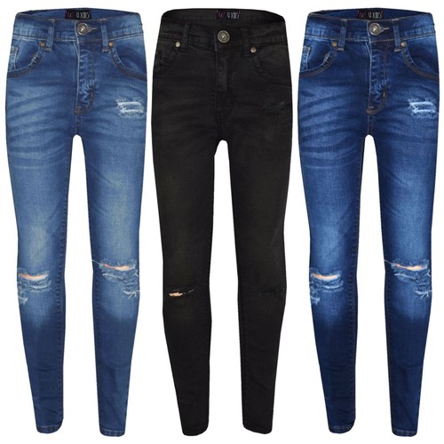 Bambine elasticizzato jeans - elasticizzato,