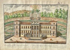 Stampa antica Remondini Villa