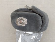 Colbacco vintage del 1956 originale NVA DDR Germania Est completo marcato