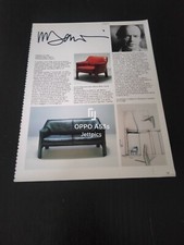 1987 MARIO BELLINI DESIGN FAMIGLIA CAB MOD. 415 PRODUZIONE CASSINA AD PUB