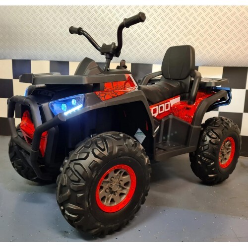 Quad elettrico rosso con - quad,