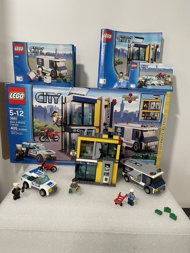 Lego city bank money - city,
