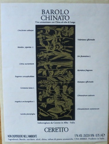 Etichetta vino italia barolo - etichetta,