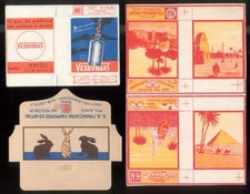 3 ANTICHE SCATOLE di FIAMMIFERI-ORIGINALI-Anni'30