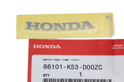 Honda adesivo grigio - adesivo,