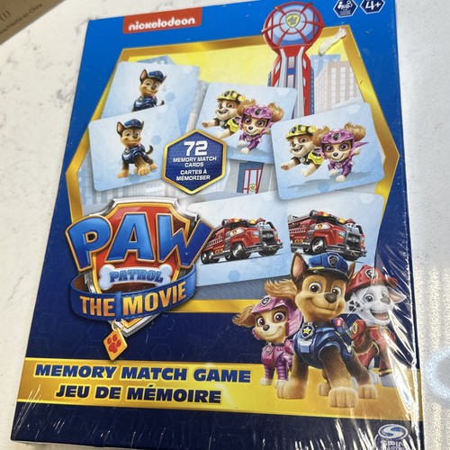 Paw patrol memory match game - patrol,