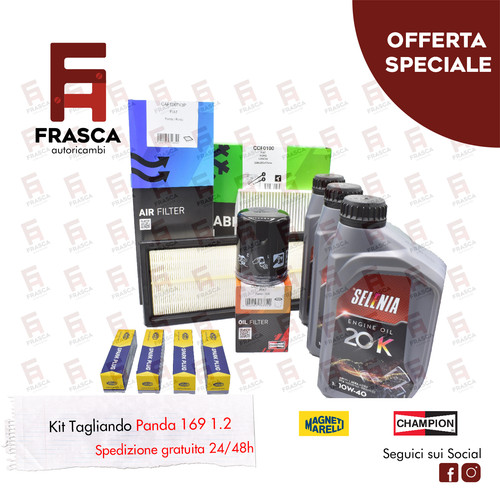 Kit tagliando tre - tagliando, olio